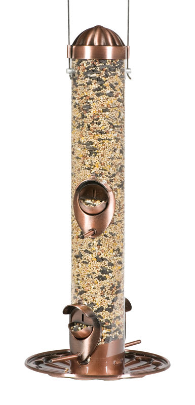 PERKY-PET - Perky-Pet Wild Bird and Finch 1.8 lb Plastic Bird Feeder 4 ports - Case of 2