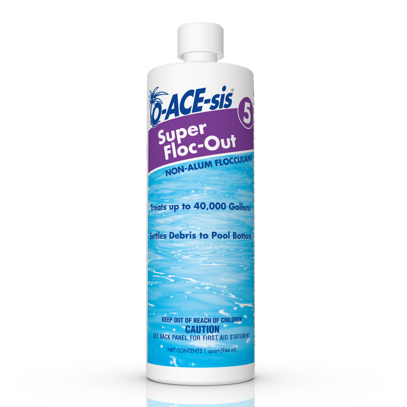 O-ACE-SIS - O-ACE-sis Super Floc Out Liquid Debris Settler 1 qt - Case of 12