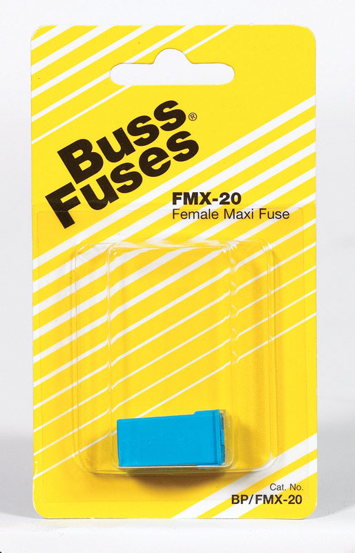 BUSSMANN - Bussmann 20 amps FMX Blue Female Maxi Fuse 1 pk - Case of 5