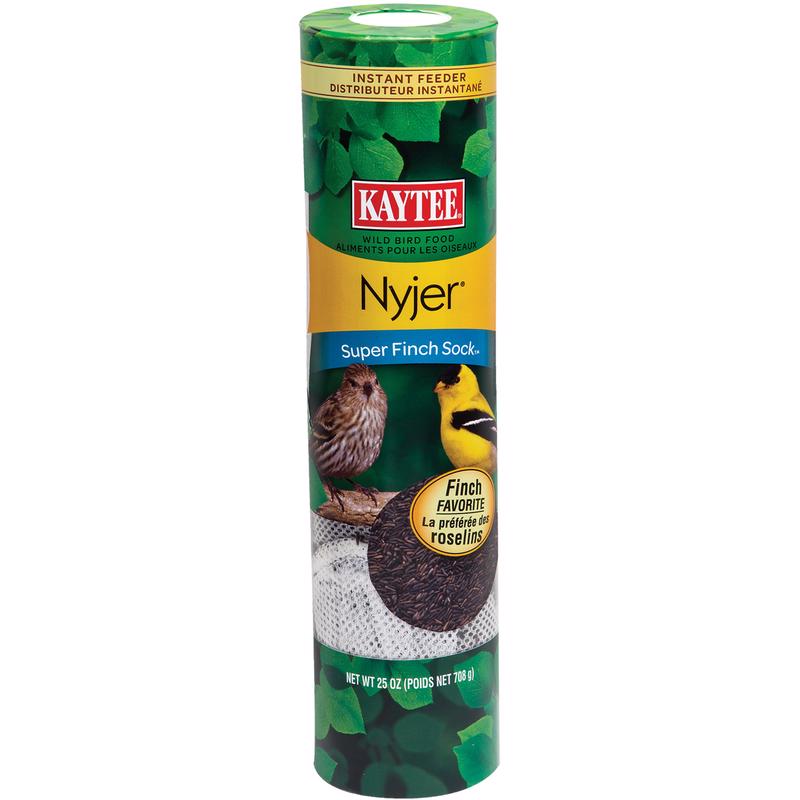 KAYTEE - Kaytee Nyjer Finch 25 oz Mesh Sock Instant Feeder Bird Feeder