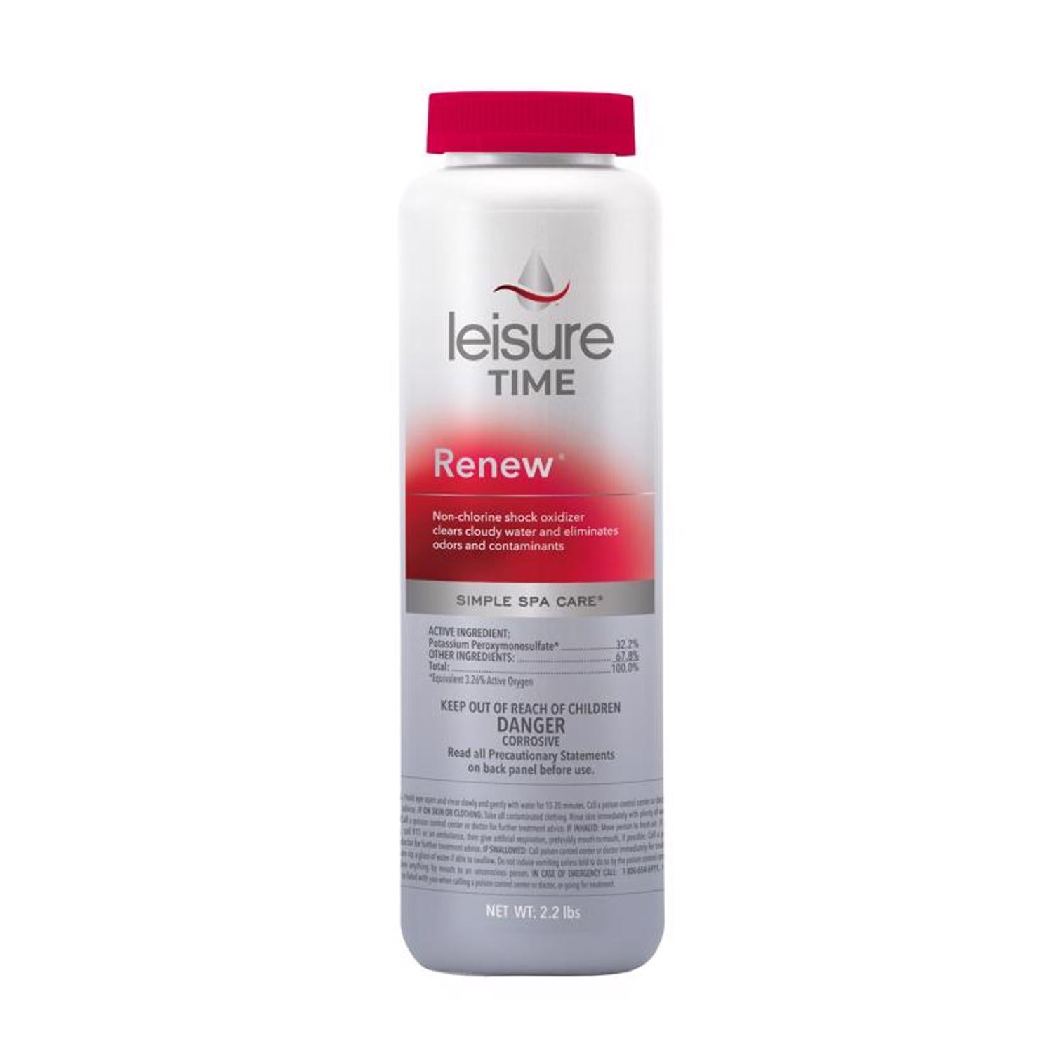 Leisure Time Renew Granule Spa Shock 2.2 lb - Case of 12