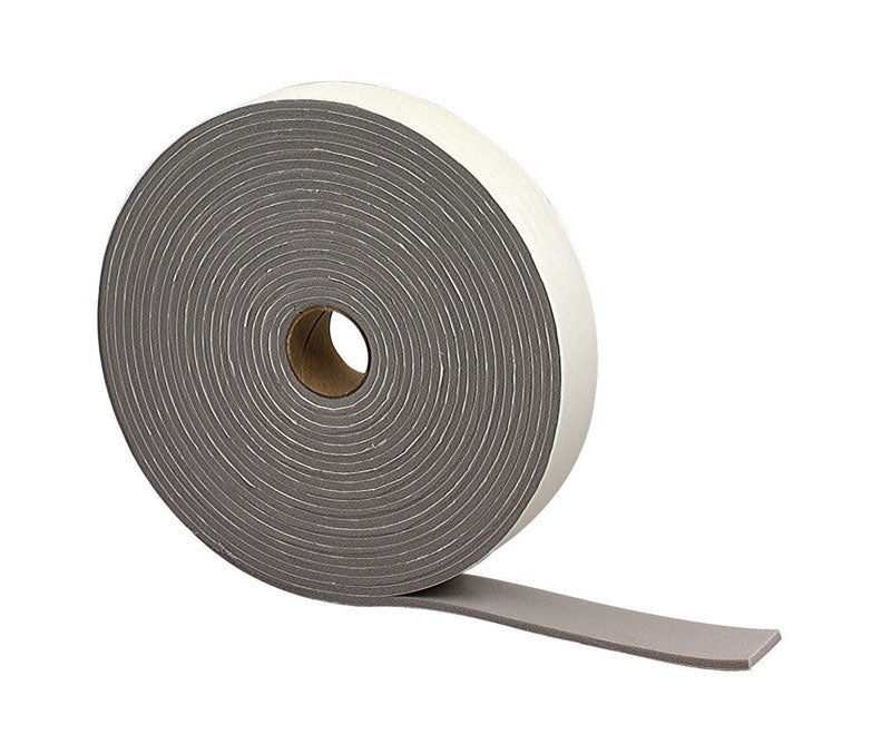 M-D - M-D Gray Foam Weather Stripping Tape For Campers and Trucks 30 ft. L X 3/16 in.