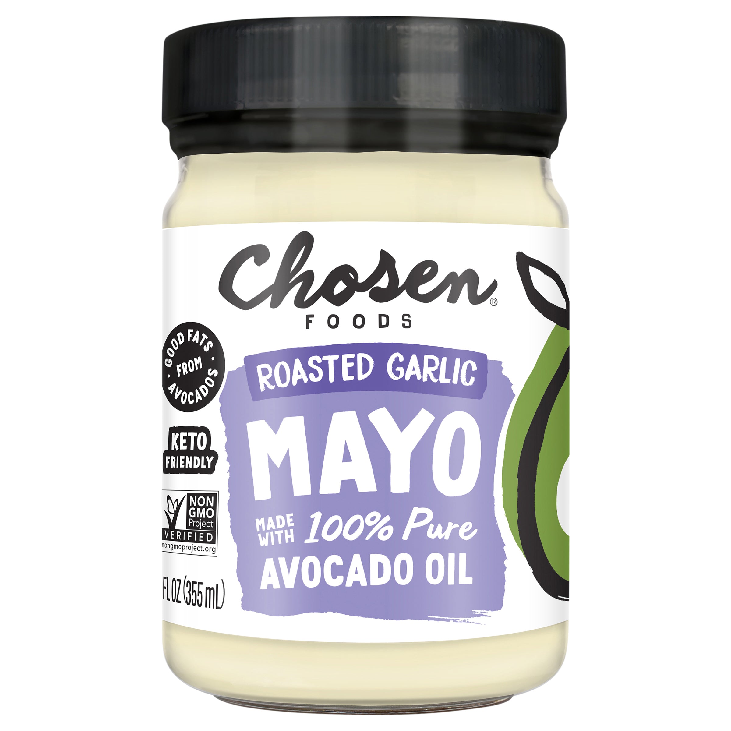 Chosen Foods Roasted Garlic Mayo - Case of 6