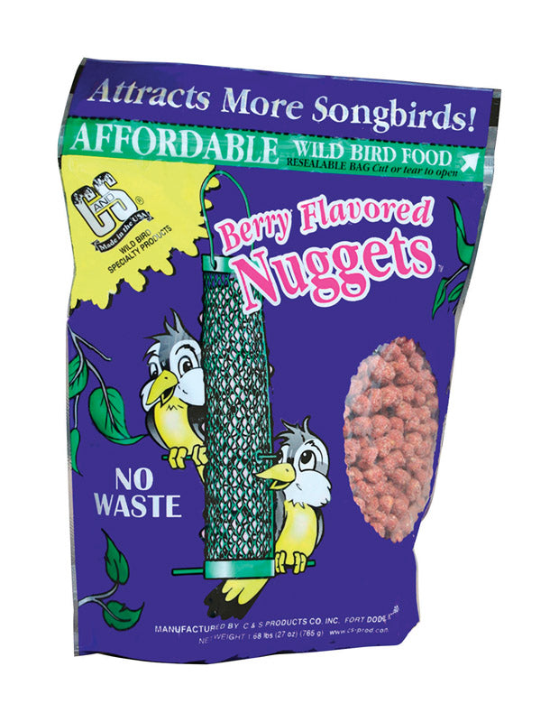 C&S - C&S Wild Bird Berry Suet Nuggets 27 oz