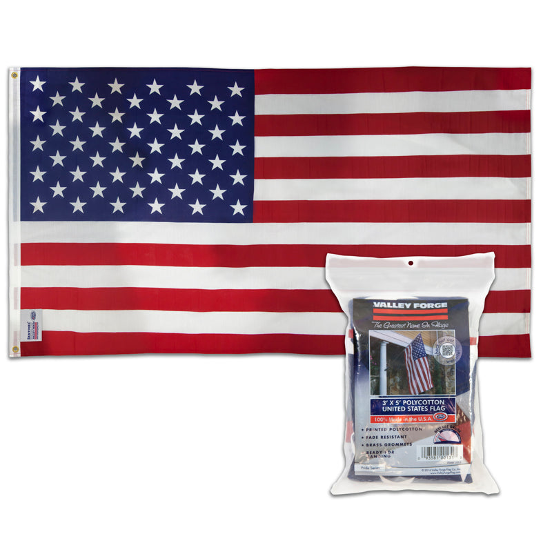 VALLEY FORGE - Valley Forge American Flag 36 in. H X 60 in. W [USS-1]