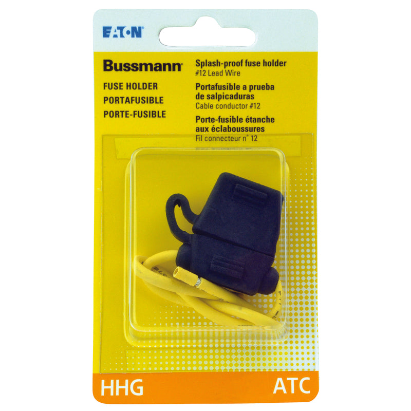 BUSSMANN - Bussmann 30 amps ATC Black Fuse Holder with Cover 1 pk - Case of 5