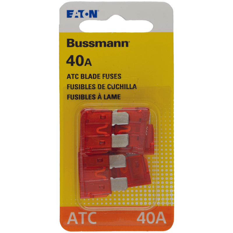 COOPER BUSSMANN - Bussmann 40 amps ATC Orange Blade Fuse 5 pk - Case of 5