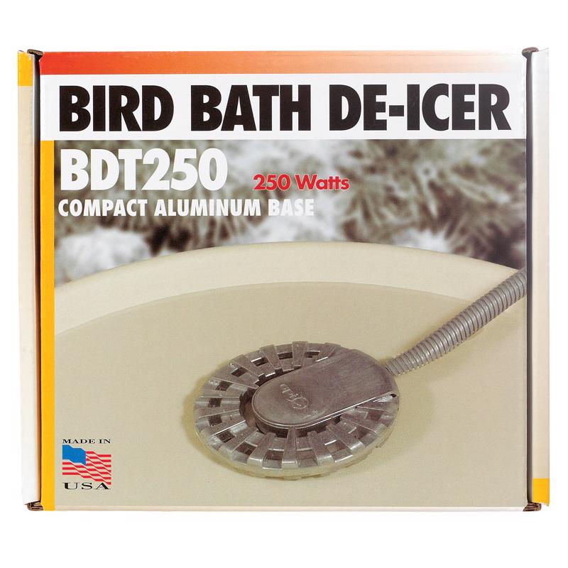 API - API 11.25 in. H X 4.75 in. W X 4.75 in. D Bird Bath De-Icer/Heater