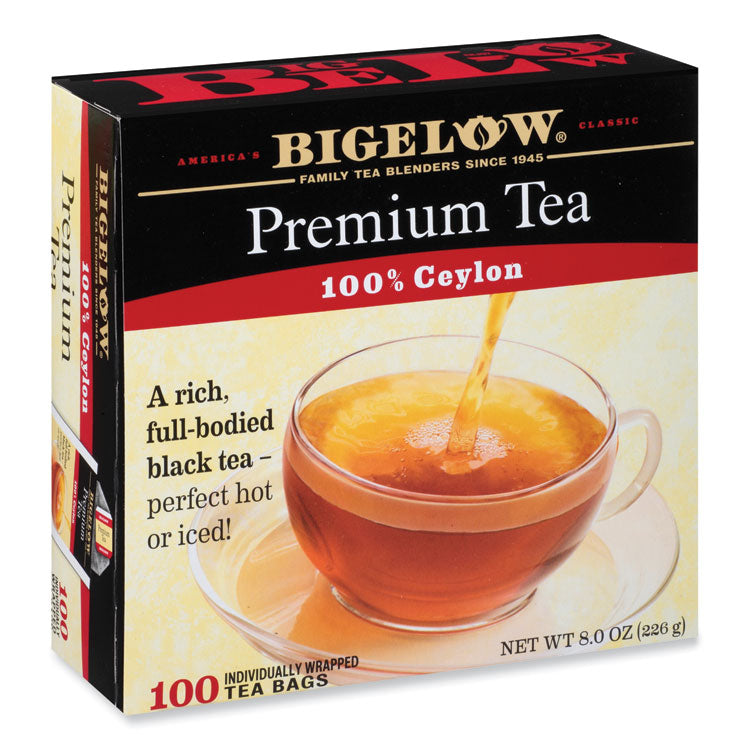 Bigelow - Single Flavor Tea, Premium Ceylon, 100 Bags/Box