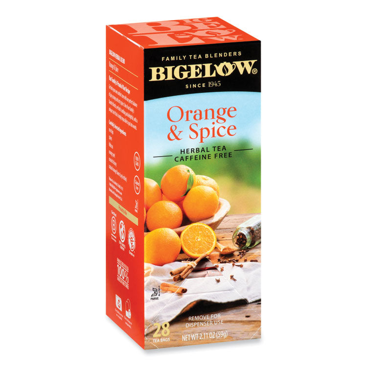 Bigelow - Orange and Spice Herbal Tea, 28/Box