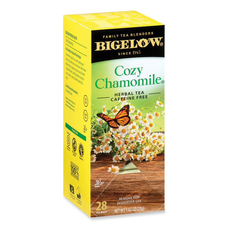 Bigelow - Single Flavor Tea, Cozy Chamomile, 28 Bags/Box