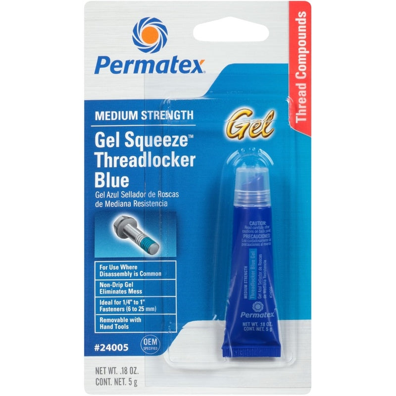 PERMATEX - Permatex Medium Strength Threadlocker Gel 5 gm