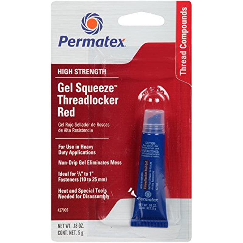 PERMATEX - Permatex High Strength Threadlocker Gel 0.2 oz