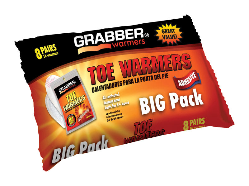 GRABBER WARMERS - Grabber Warmers Toe Warmer 16 pk