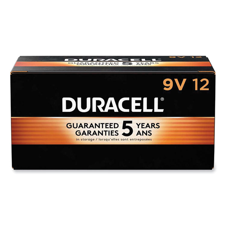 Duracell - CopperTop Alkaline 9V Batteries, 12/Box