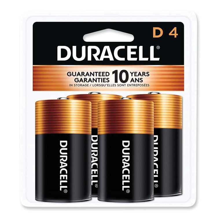 Duracell - CopperTop Alkaline D Batteries, 4/Pack