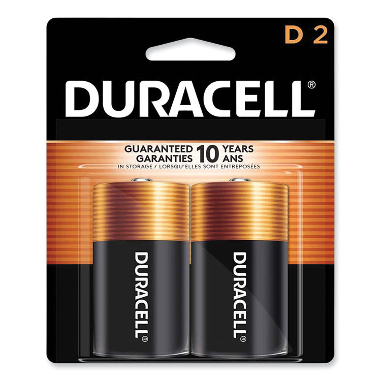 Duracell - CopperTop Alkaline D Batteries, 2/Pack