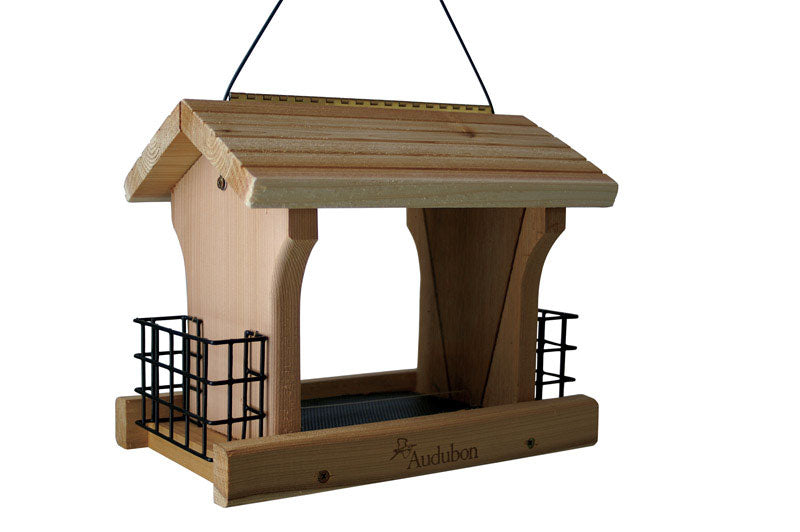 WOODLINK - Woodlink Audubon Wild Bird 5 lb Cedar Ranch Bird Feeder 4 ports