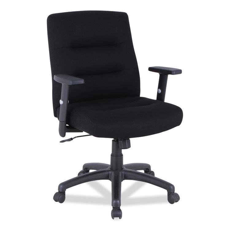 Alera - Alera Kesson Series Petite Office Chair, Supports Up to 300 lb, 17.71" to 21.65" Seat Height, Black