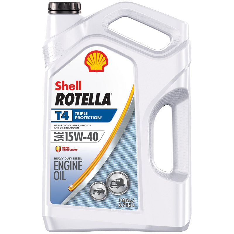 SHELL ROTELLA - Shell Rotella 15W-40 Diesel Heavy Duty Engine Oil 1 gal 1 pk - Case of 3
