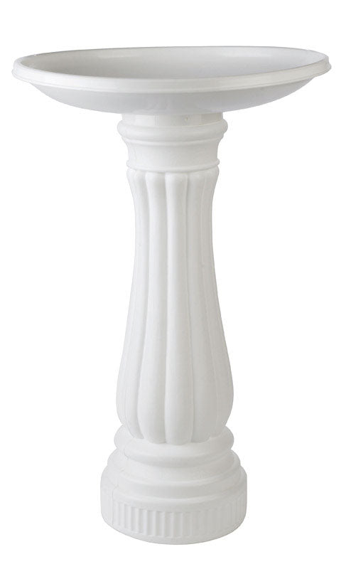UNION PRODUCTS - Union Products White Plastic 25 in. Bird Bath - Case of 6