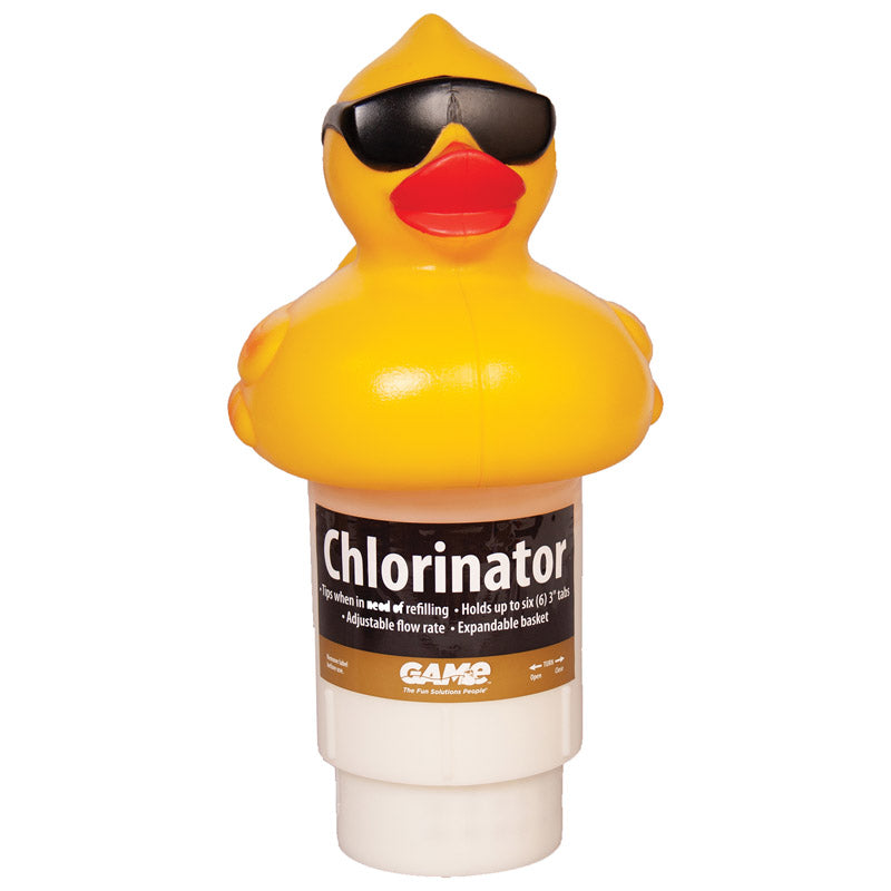 GAME - Game Derby Duck Floating Pool Chlorinator 3 in. H