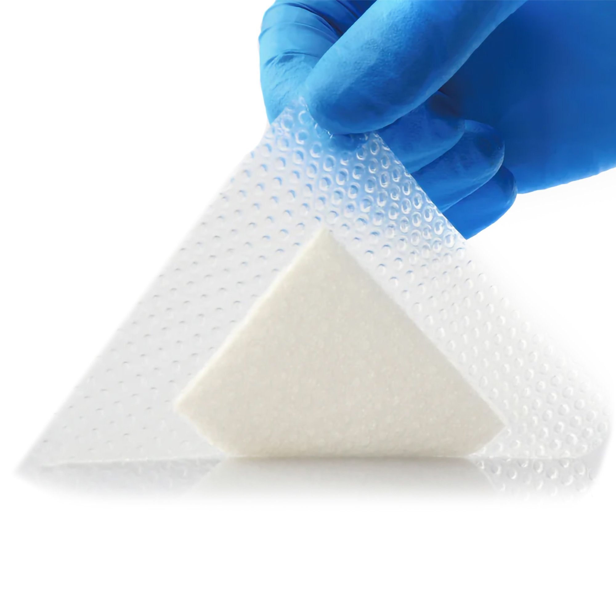MPM Medical - Super Absorbent Dressing ExcelSAP™ Silicone Adhesive 4 X 4 Inch Square [10/BX]