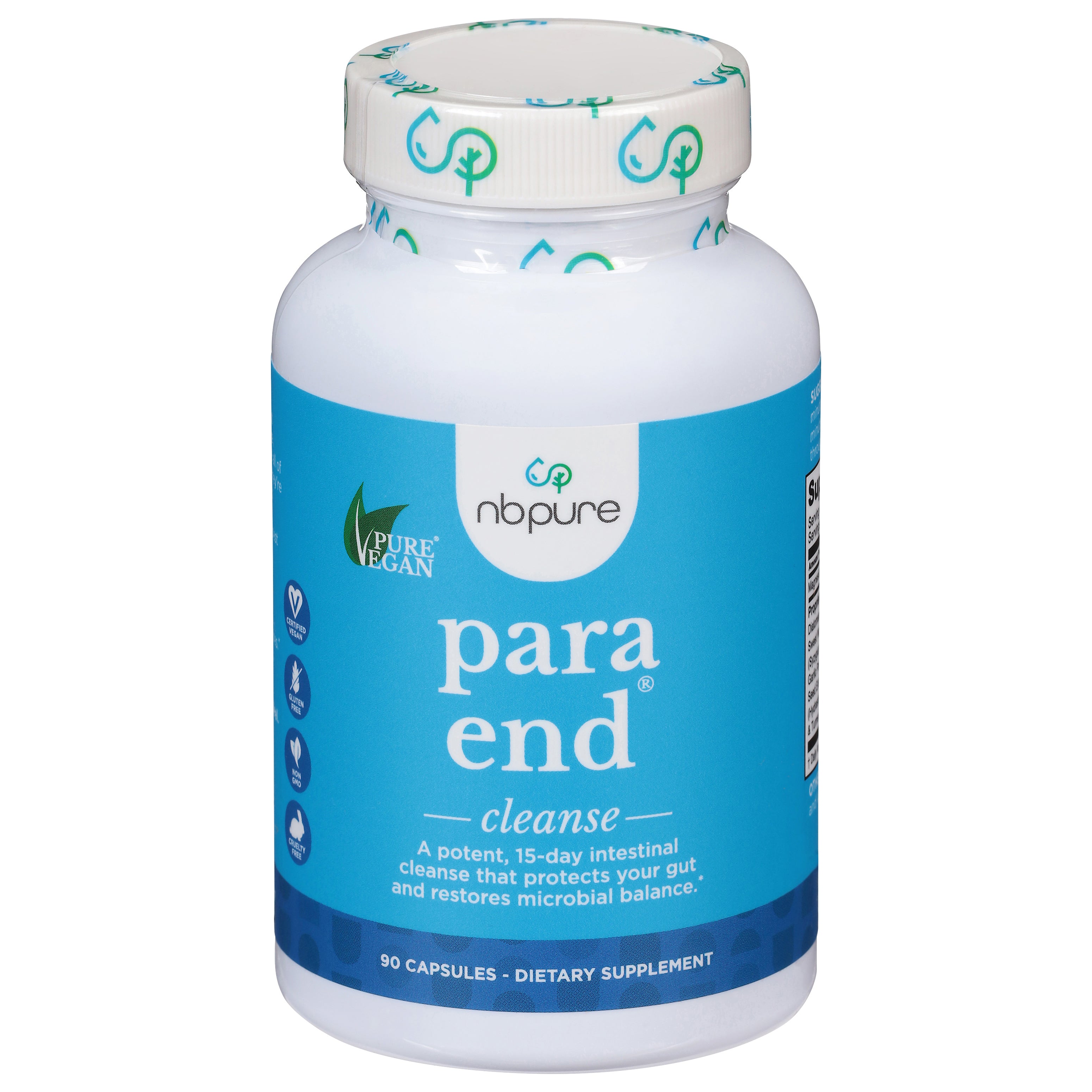 NBPure Cleanse Para End 90 Capsules - Case of 1