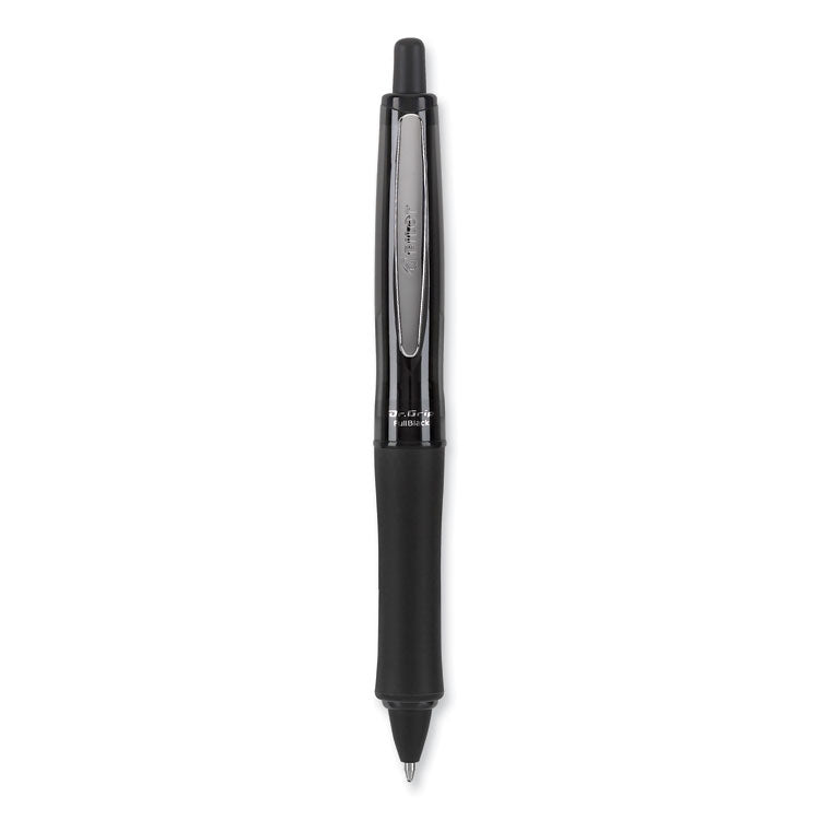 Pilot - Dr. Grip FullBlack Advanced Ink Ballpoint Pen, Retractable, Medium 1 mm, Black Ink, Black Barrel