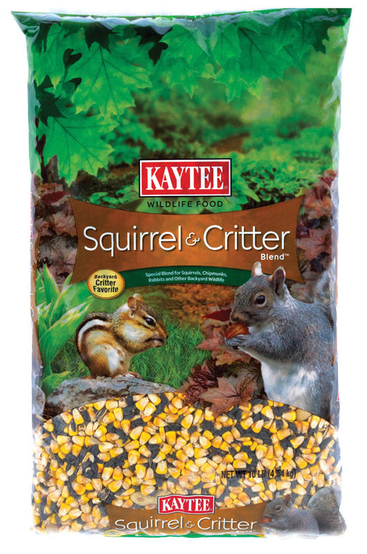 KAYTEE - Kaytee Squirrel & Critter Assorted Species Corn Squirrel and Critter Food 10 lb