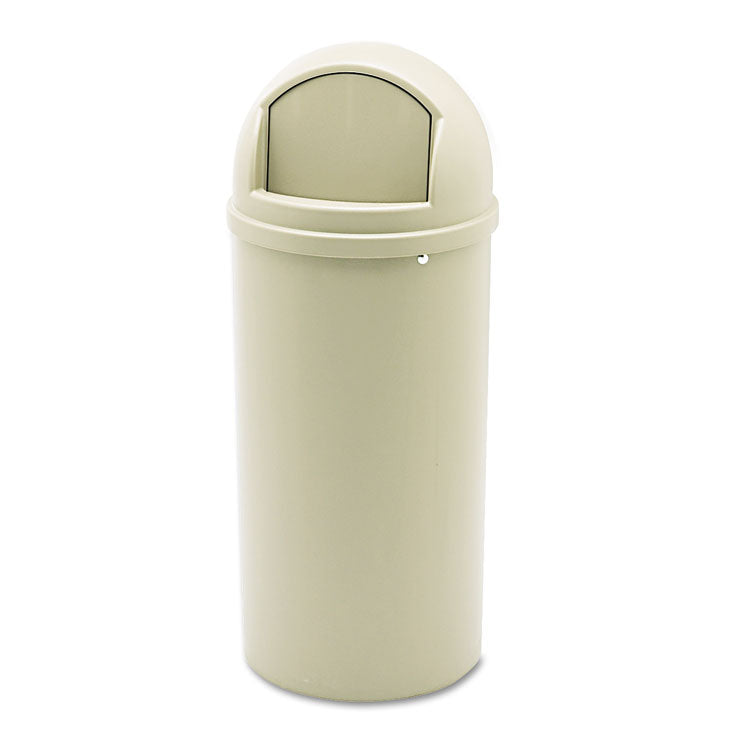 Rubbermaid Commercial - Marshal Classic Container, 15 gal, Plastic, Beige