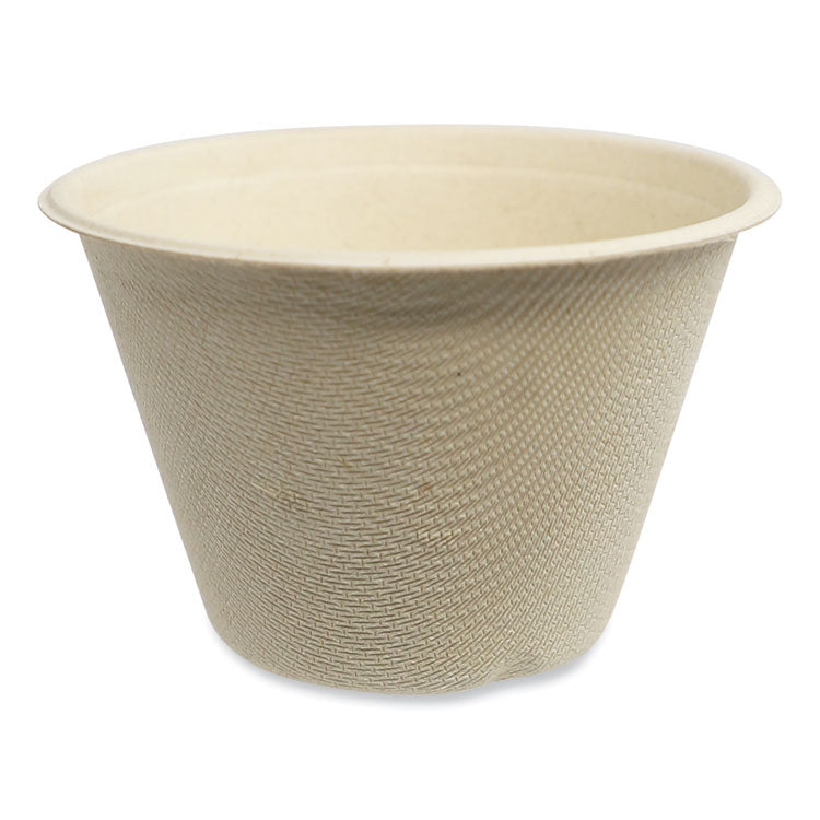 World Centric - Fiber Cups, 4 oz, 2.9" Diameter x 2.1"h, Natural, 1,000/Carton