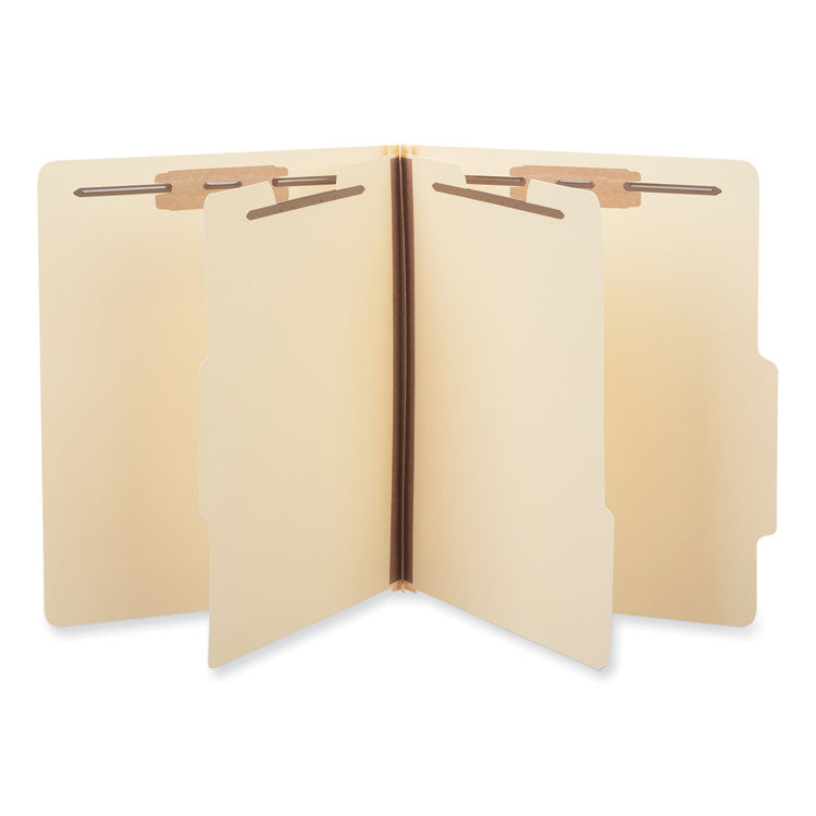 Universal - Six-Section Classification Folders, 2 Dividers, 2" Expansion, Letter Size, Manila, 15/Box