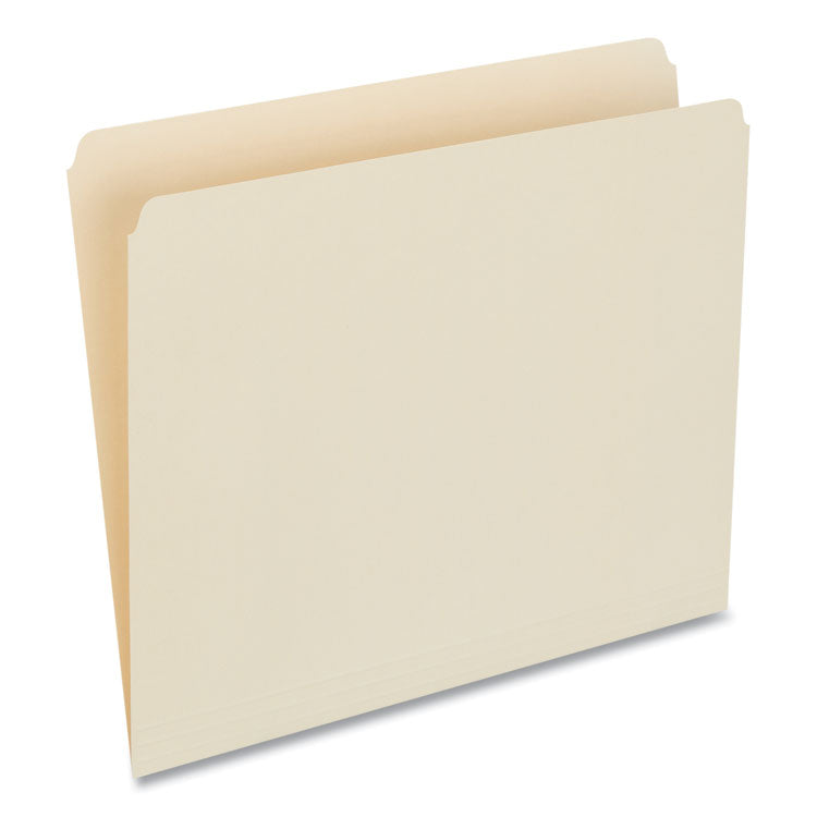 Universal - Top Tab File Folders, Straight Tabs, Letter Size, 0.75" Expansion, Manila, 100/Box