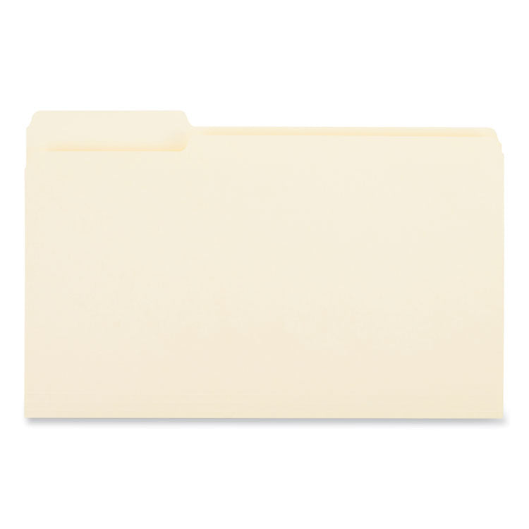 Universal - Top Tab File Folders, 1/3-Cut Tabs: Left Position, Legal Size, 0.75" Expansion, Manila, 100/Box