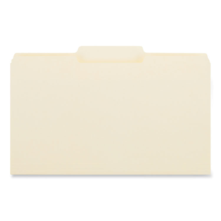 Universal - Top Tab File Folders, 1/3-Cut Tabs: Center Position, Legal Size, 0.75" Expansion, Manila, 100/Box