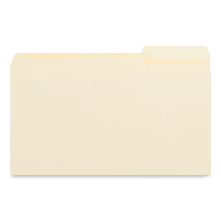 Universal - Top Tab File Folders, 1/3-Cut Tabs: Right Position, Legal Size, 0.75" Expansion, Manila, 100/Box