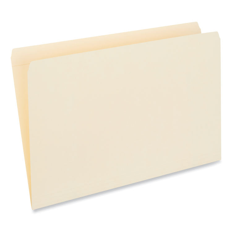 Universal - Double-Ply Top Tab Manila File Folders, Straight Tabs, Legal Size, 0.75" Expansion, Manila, 100/Box