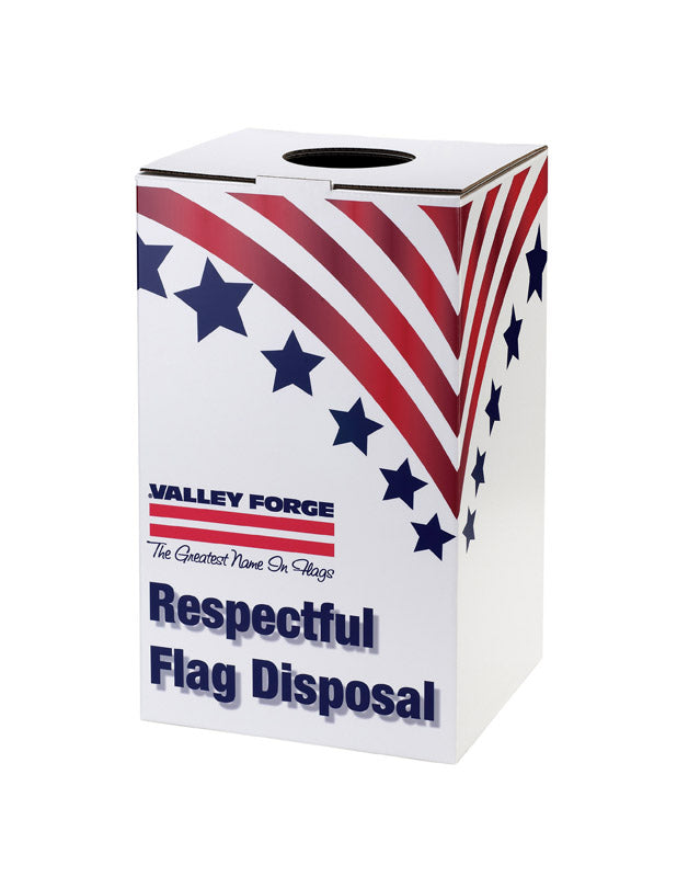 VALLEY FORGE - Valley Forge Flag Disposal Box 22 in. H X 12.5 in. W X 13.75 in. L