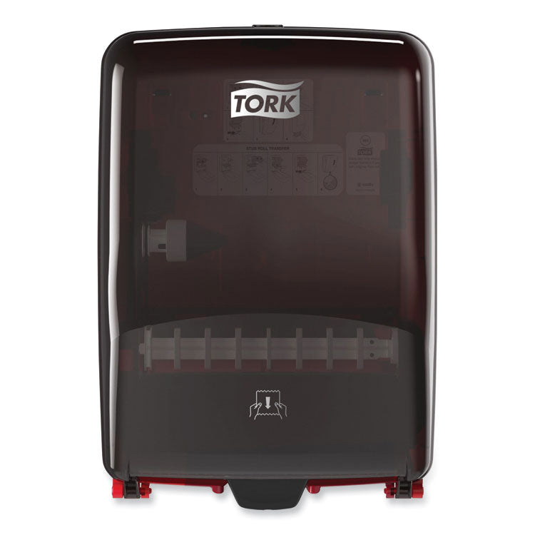 Tork - Washstation Dispenser, 12.56 x 10.57 x 18.09, Red/Smoke