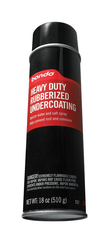 BONDO - 3M Bondo Black Rubber Coating 18 oz - Case of 6