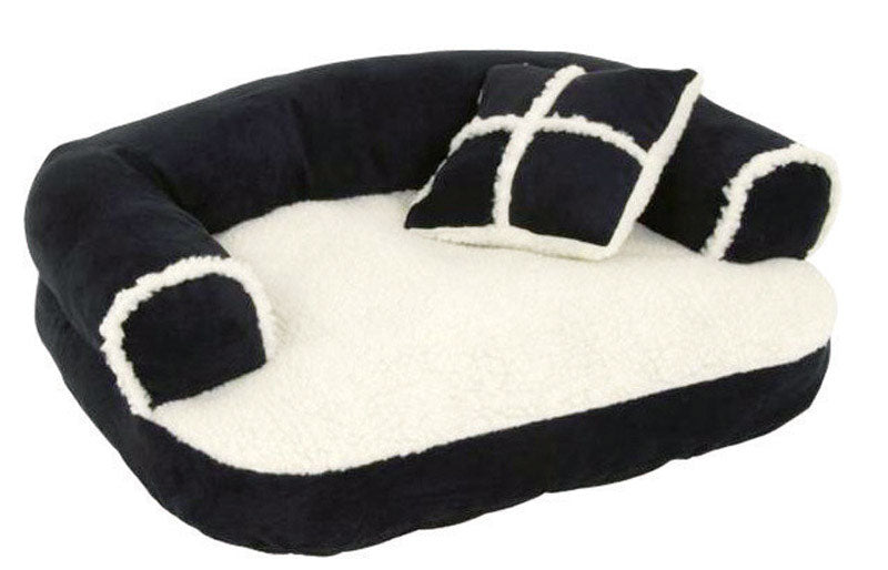 PETMATE - Petmate Assorted Sheepskin Pet Bed 16 in. H X 20 in. W X 9 in. L