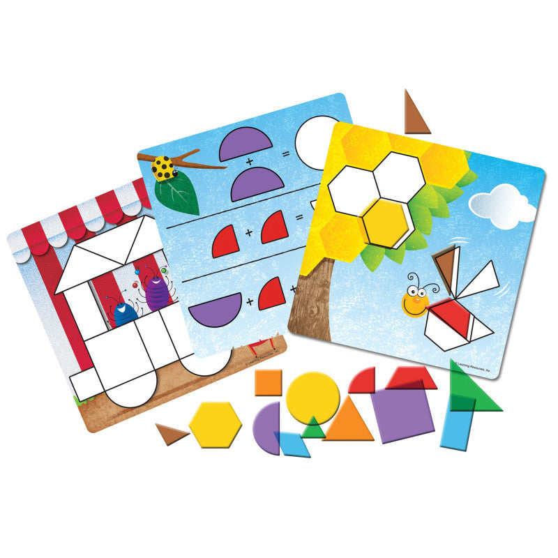 LEARNING RESOURCES - Shapes Don't Bug Me™ Geometry Activity Set