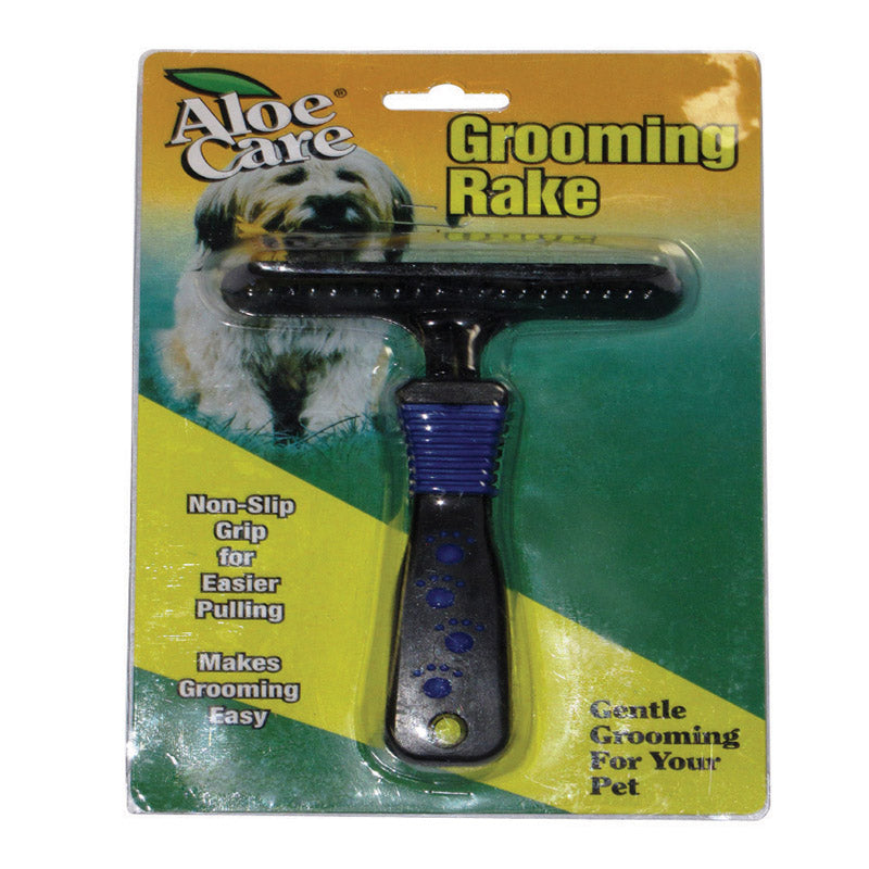 ALOE CARE - Aloe Care Black Dog Grooming Rake 1 pk