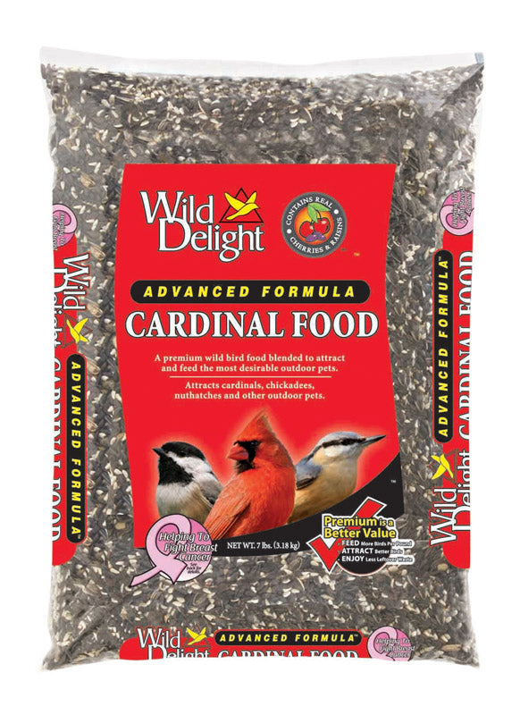 WILD DELIGHT - Wild Delight Cardinal Sunflower Seeds Wild Bird Food 7 lb
