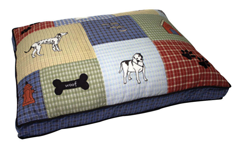 ASPEN PET - Aspen Pet Multicolored Polyester Pet Bed 6 in. H X 36 in. W X 27 in. L