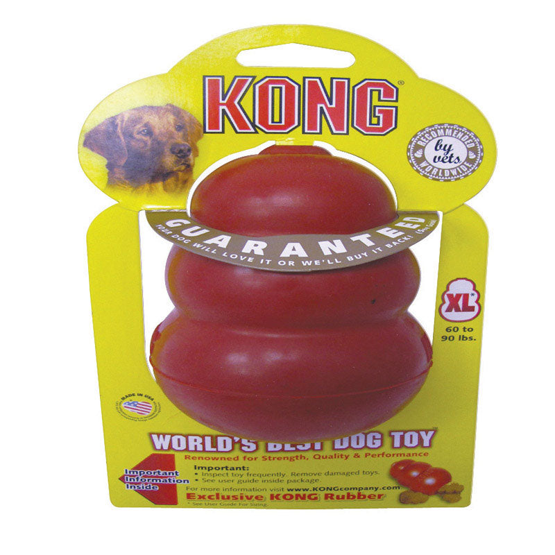 KONG - Kong Red Rubber Chew Dog Toy Extra Large 1 pk