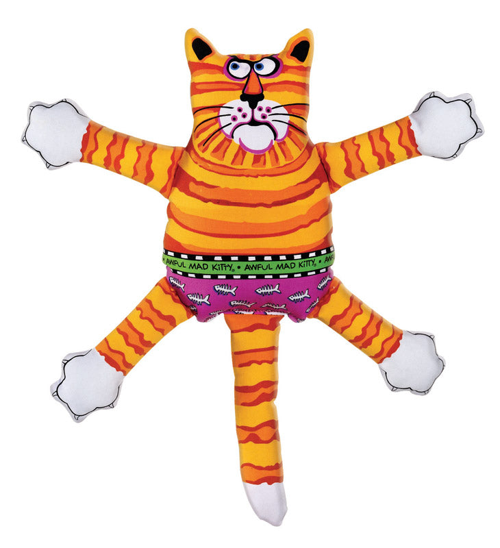 FAT CAT - Fat Cat Multicolored Nylon Terrible Nasty Scaries Squeak Dog Toy Mini 1 pk