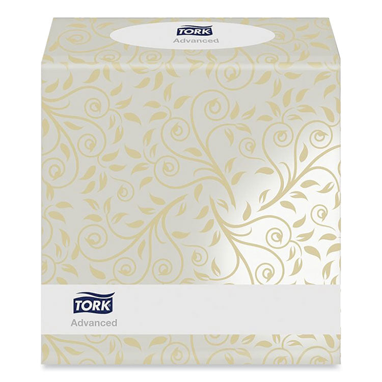 Tork - Advanced Facial Tissue, 2-Ply, White, Cube Box, 94 Sheets/Box, 36 Boxes/Carton