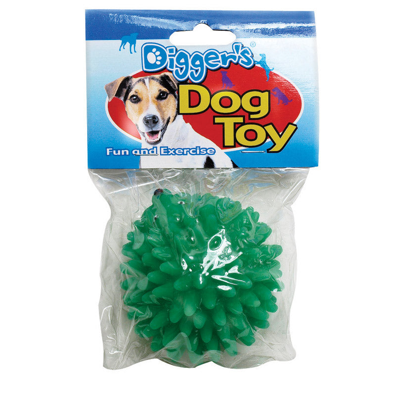 BOSS PET - Boss Pet Digger's Green Vinyl Hedgehog Dog Toy Large 1 pk